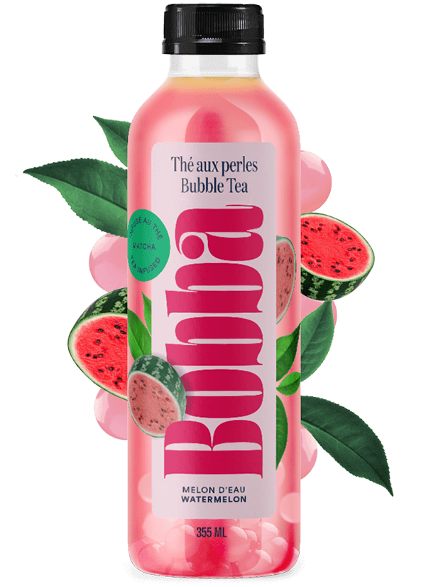 Bobba - bubble tea pasteque 355ml (x12)