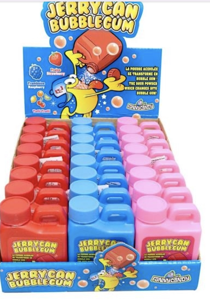 Candy Toys - JerryCan Bubble gum (x24) 