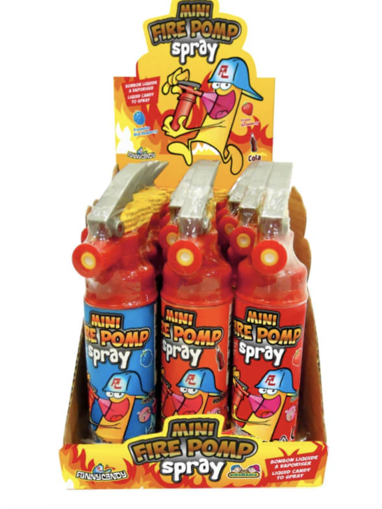 Candy Toys - Mini Fire pomp (x24) 