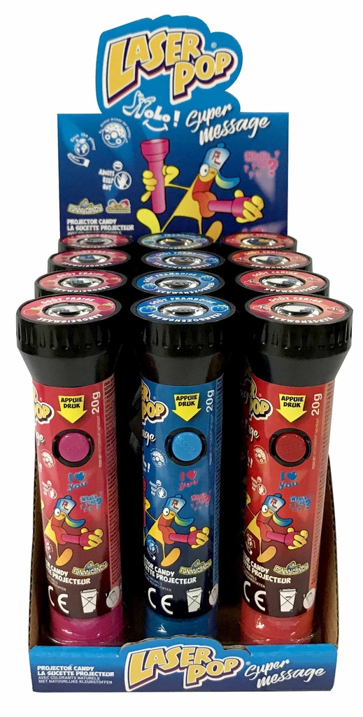 Candy Toys - Laser Pop (x12)