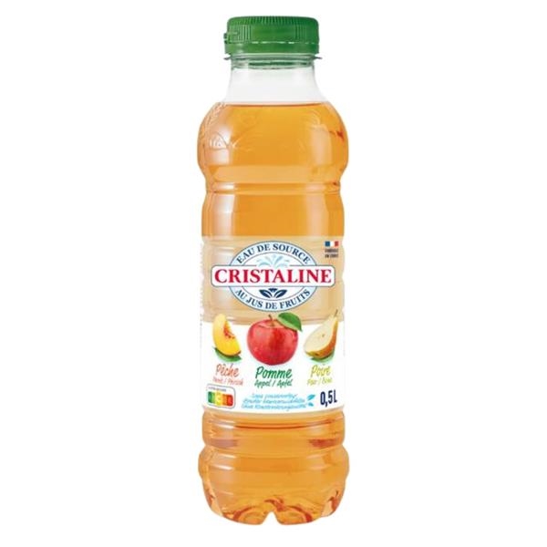Cristaline - Appel Peer Perzik 50cl (x24)