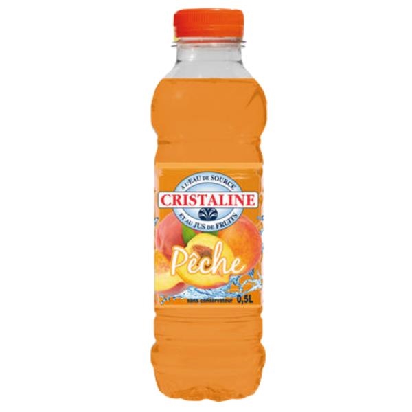 Cristaline - Pêche 50cl (x24) 
