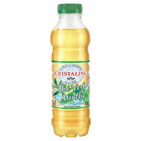 Cristaline - Thé vert menthe 50cl (x24) 