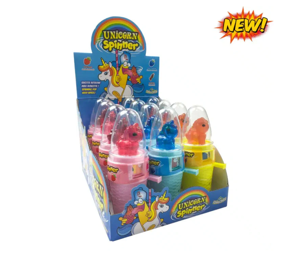 Candy Toys - Unicorn Spinner 10gr (x12)
