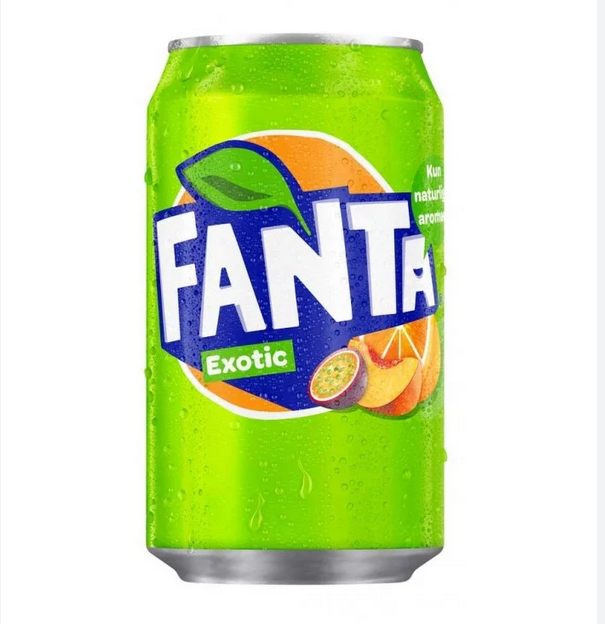 Fanta - Exotic 330ml (X24) Import - étiquettes Fr/Nl