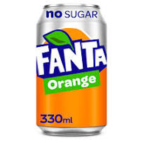 Fanta - Orange zéro 33cl (x24) Import - étiquettes Fr/Nl