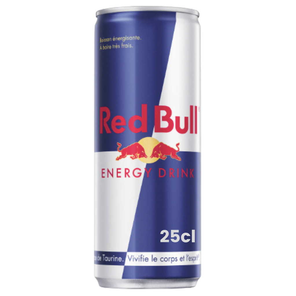 Red Bull original 25cl (x24) étiqueté Fr/Nl