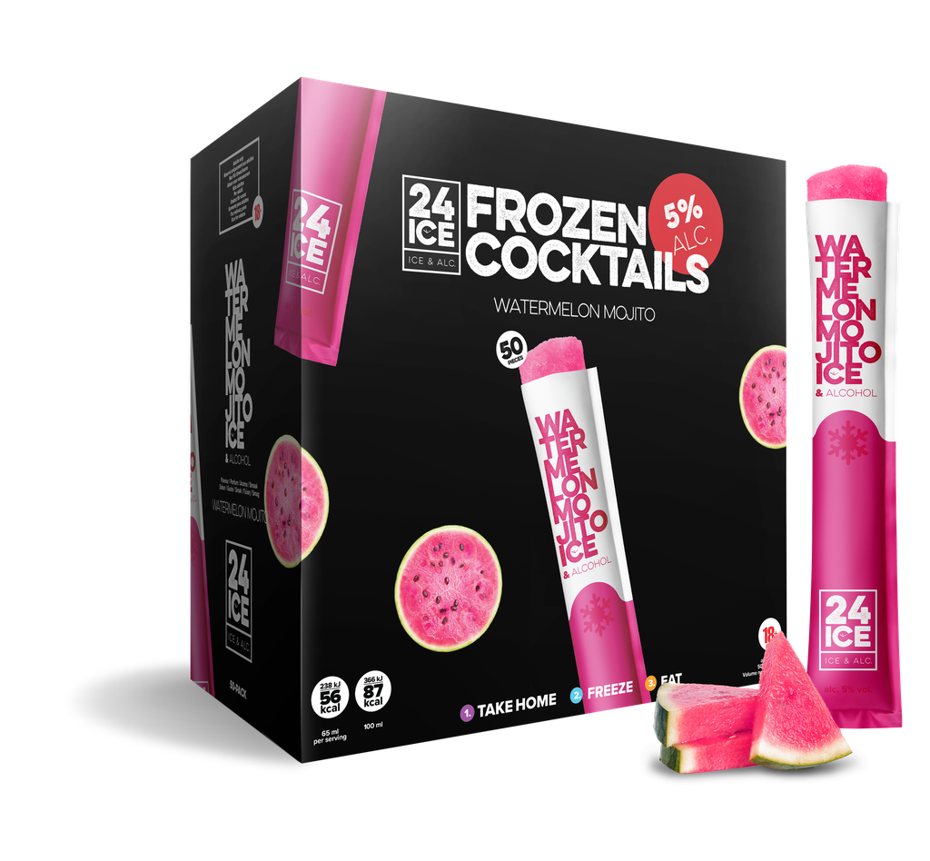 24 Ice - Watermelon Mojito 5% (50 Pack)