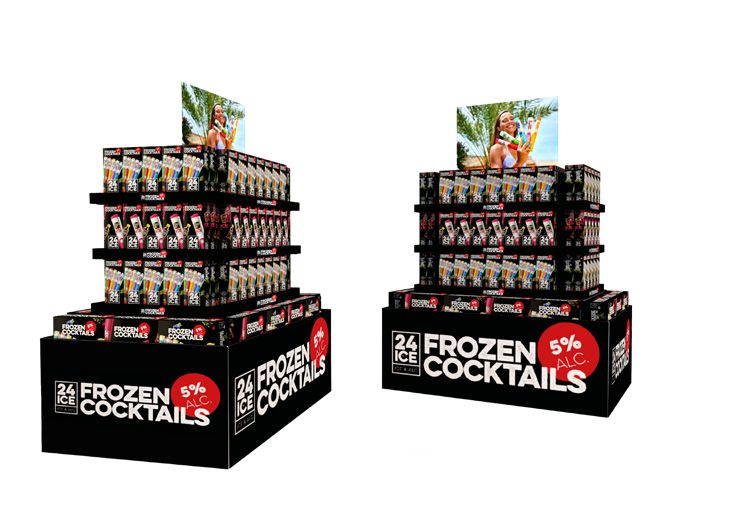 24 Ice Pallet Display