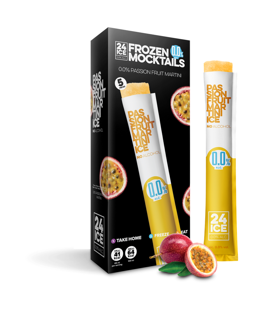 24 ICE Mocktail - 5Pack Passionfruit Martini 0% (x6)