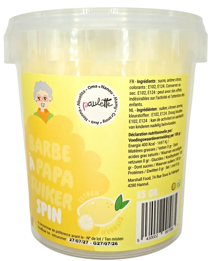 Paulette BAP  - Citron 35gr x8