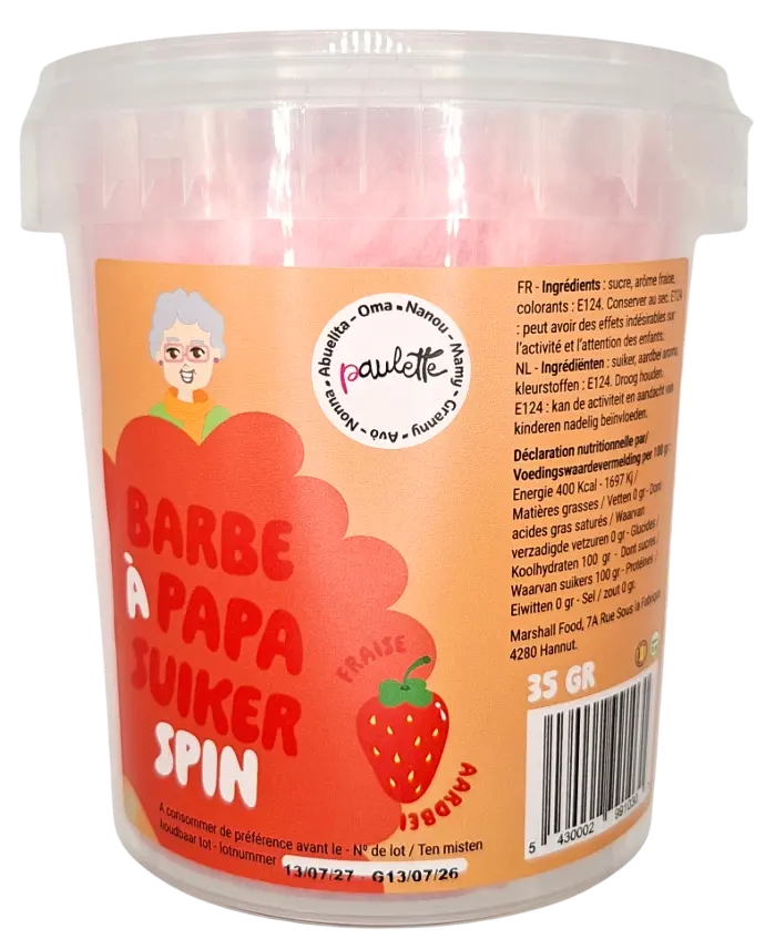 BAP paulette Fraise 35gr x8