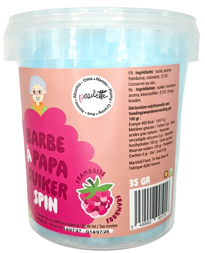 Paulette BAP - Framboise 35gr x8