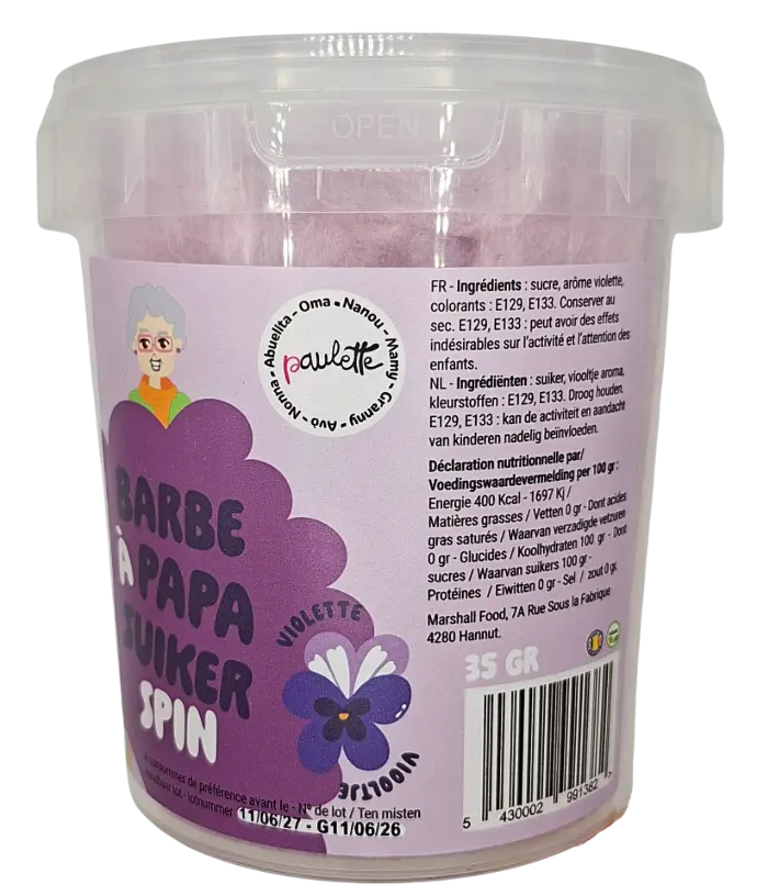 BAP paulette Violette 35gr x8