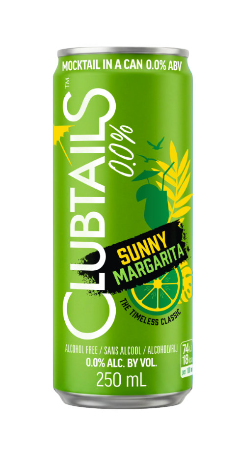 Clubtails - Sunny Margarita ( Mocktail 0% ) 25cl X 12 