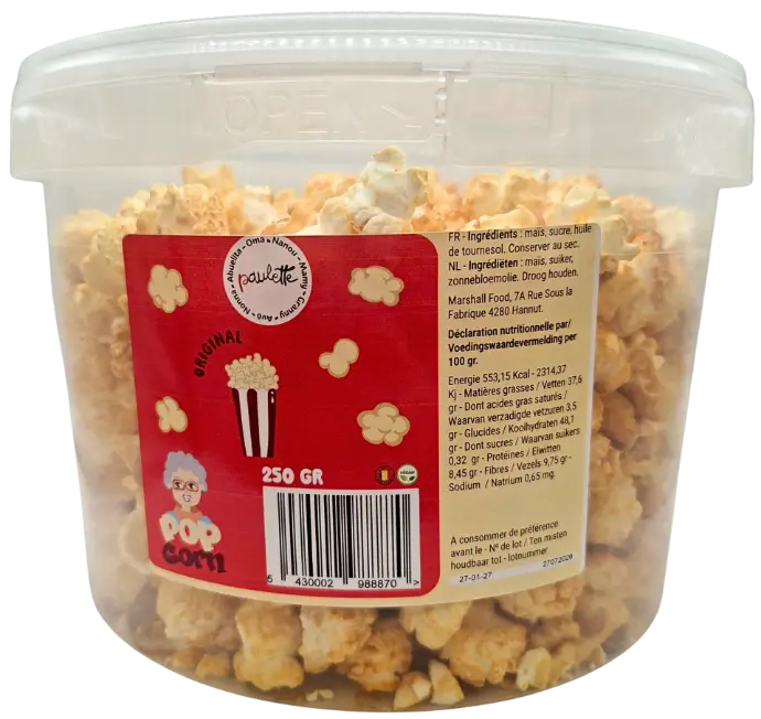 Grand Pop corn Paulette - Original 250 gr (x1)