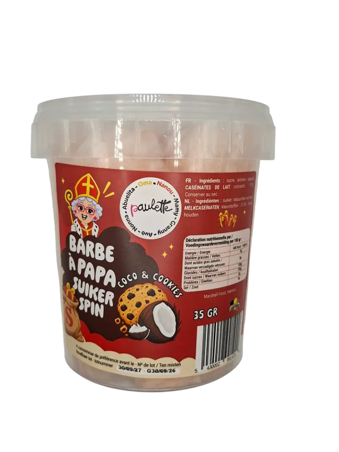 Paulette BAP - St Nicolas (Coco / cookies) 35gr x8