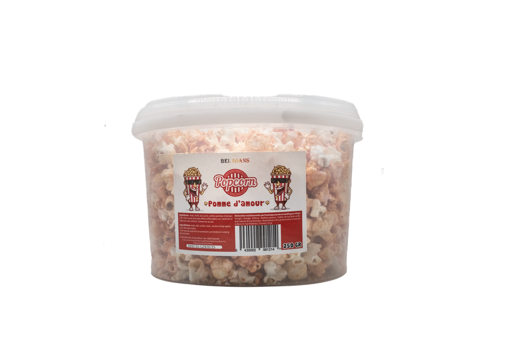 Pop Corn Bel'Gians - Pomme d’amour 250gr MF