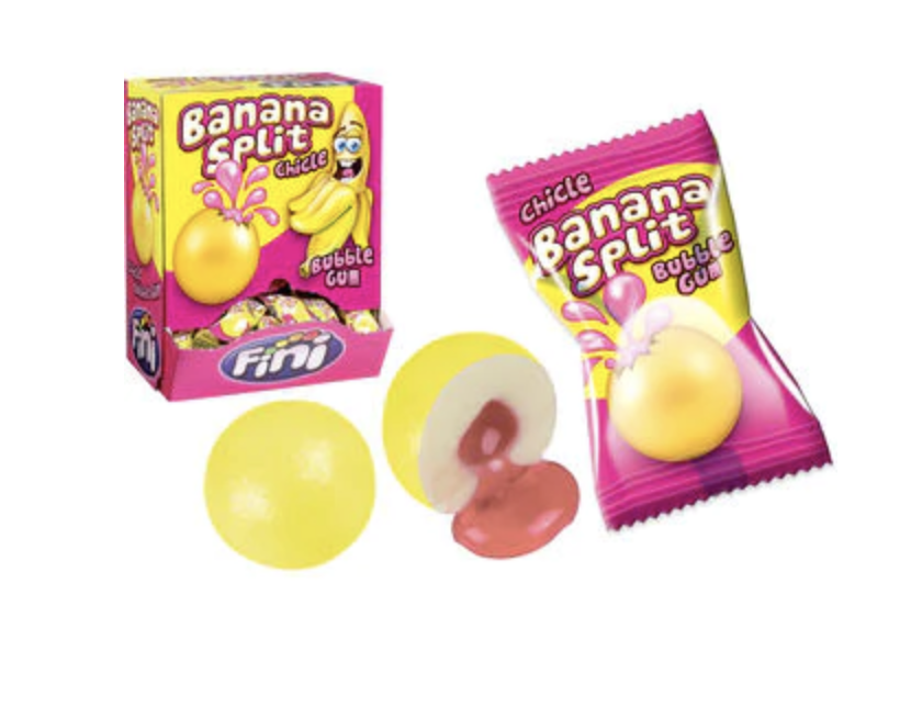 Fini - Banana Split gum 5gr (x200)