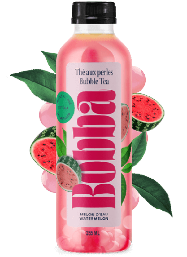 Bobba - bubble tea pasteque 355ml (x12)