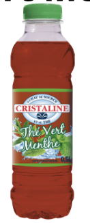 Cristaline - Thé vert menthe 50cl (x24) 