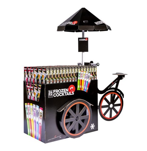 24 ICE - 5 Pack - Cargobike display 225 box 5%