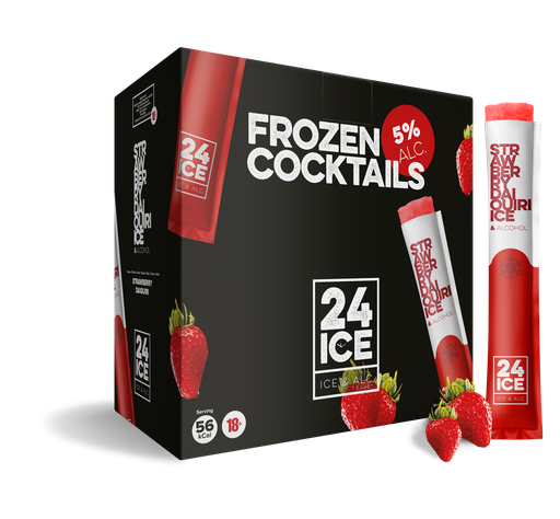 24 Ice - Strawberry Daiquiri 5% (50 Pack)