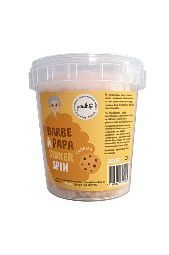Barbe à papa Paulette - cookies 35 gr (x12)