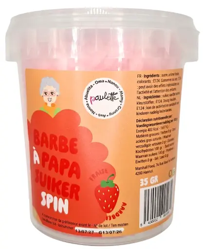 Paulette BAP - Fraise 35gr x8