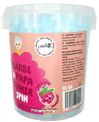 BAP paulette Framboise 35gr x8