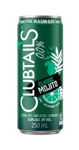 Clubtails - Mojito ( Mocktail 0% ) 25cl X 12
