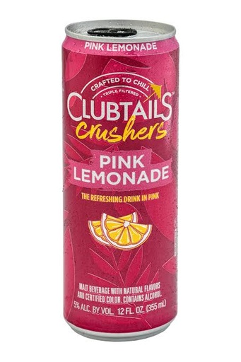 Clubtails - Pink Limonade  (10%)  355ml  X 12 