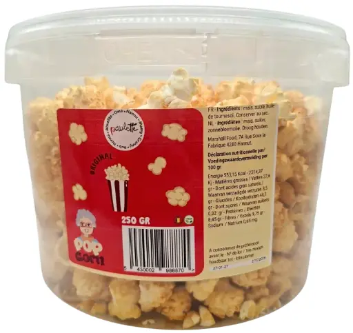 Grand Pop corn Paulette - Original 250 gr (x1)