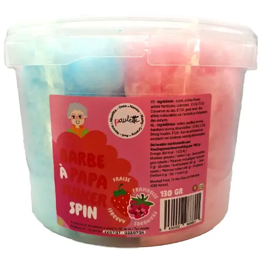 Paulette BAP - Mix Fraise & Framboise 130gr x18