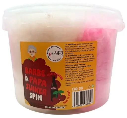 Paulette BAP - Mix Cola & Cerise 130gr x18