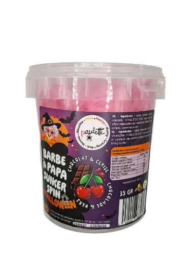 [Bap 0019] Paulette BAP - Halloween (chocolat /cerise) 35gr x8